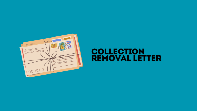 Collection Removal Letter