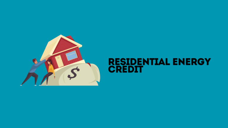 Residential Energy Credit