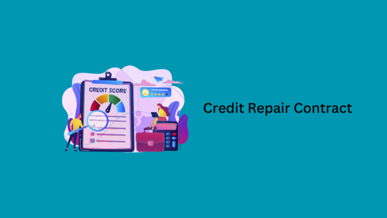 Credit Repair Contract form