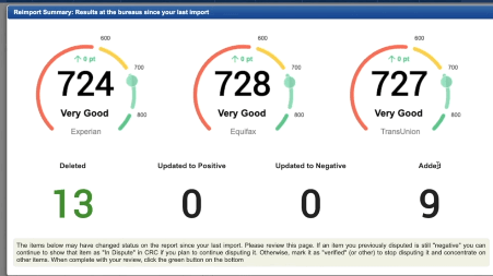 Credit Score Improvement Features 