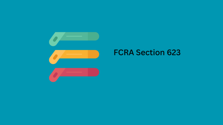 FCRA Section 623