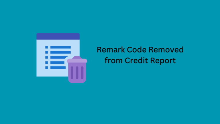 Remark Code Removed from Credit Report